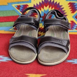 Orthofeet Sandals Womens 10.5 D Wide Malibu 961 Adjustable Strappy Slingback